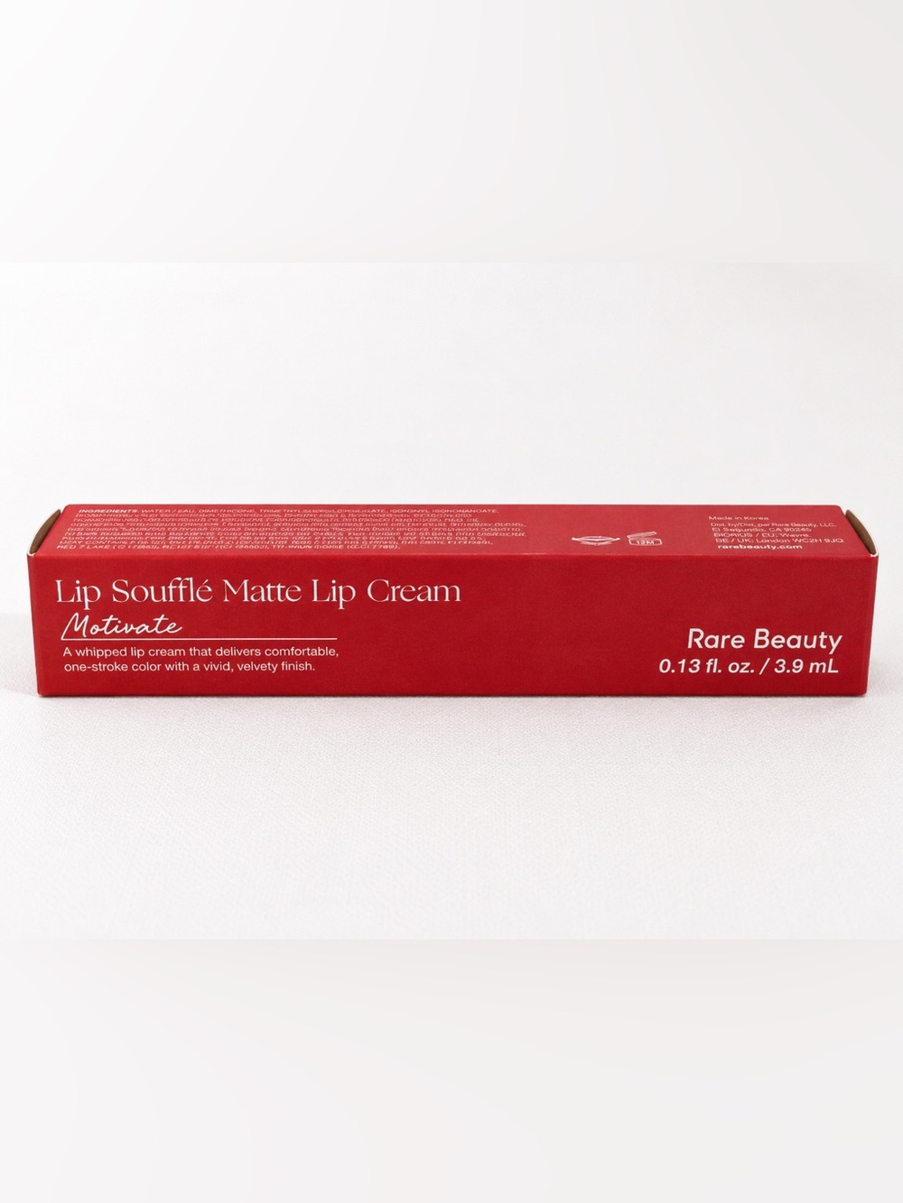 Rare Beauty Lip SoufflΓ© Matte Lip Cream Motivate Full Size NEW